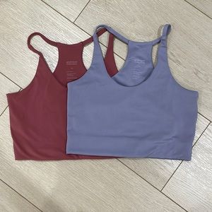Girlfriend collective halter bra